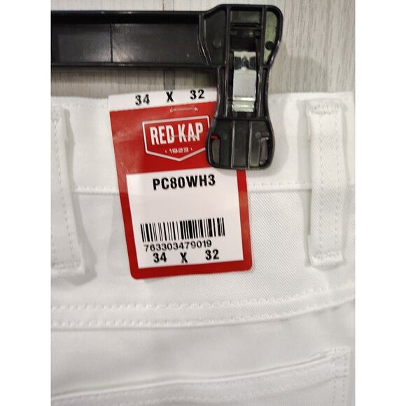 Red Kap Men's Painter Dungaree Carpenter Paints White 34 X 32 - Picture 5 of 11